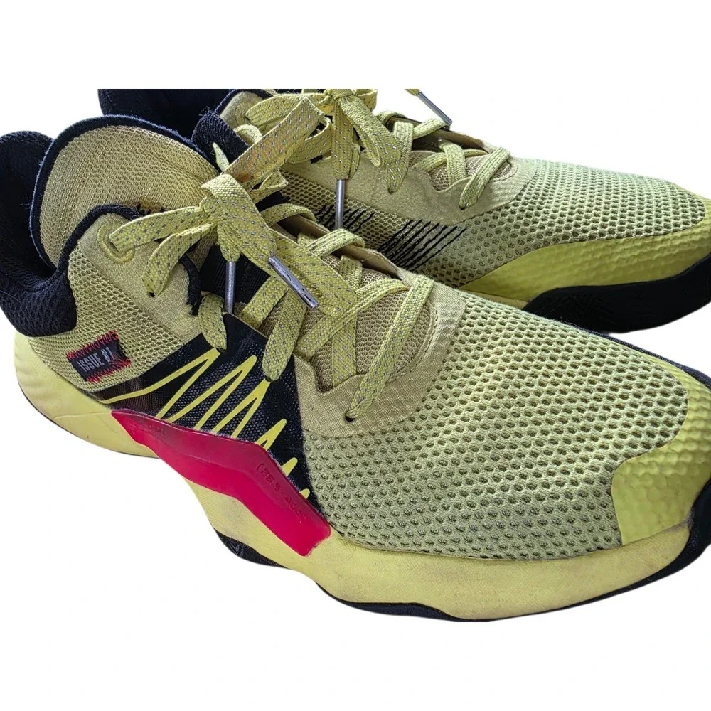 Adidas D.O.N. Issue #1 Shock Yellow Donovan Mitchell Mens Shoes Size 6.5
